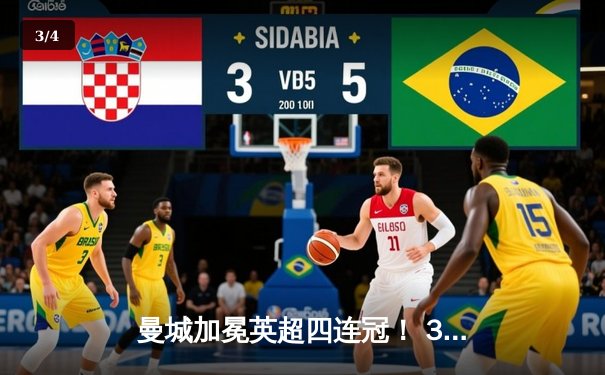 曼城加冕英超四连冠！ 3-1逆转热刺，哈兰德双响锁定胜局 - 3