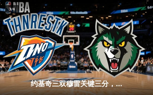 约基奇三双穆雷关键三分，掘金抢七险胜森林狼连续两年挺进西决 - 3